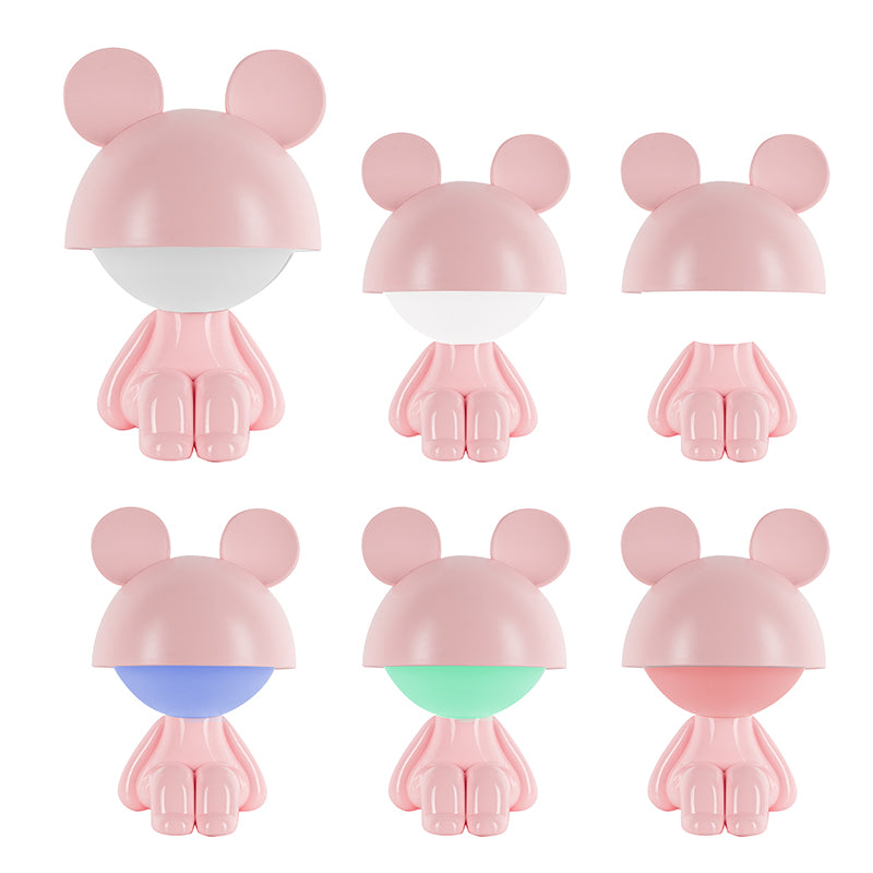 Lampka nocna LED z akumulatorem  Kite Cute Mouse K25-316-2-2, różowa