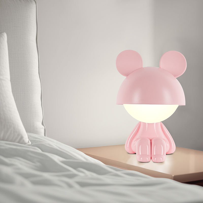 Lampka nocna LED z akumulatorem  Kite Cute Mouse K25-316-2-2, różowa