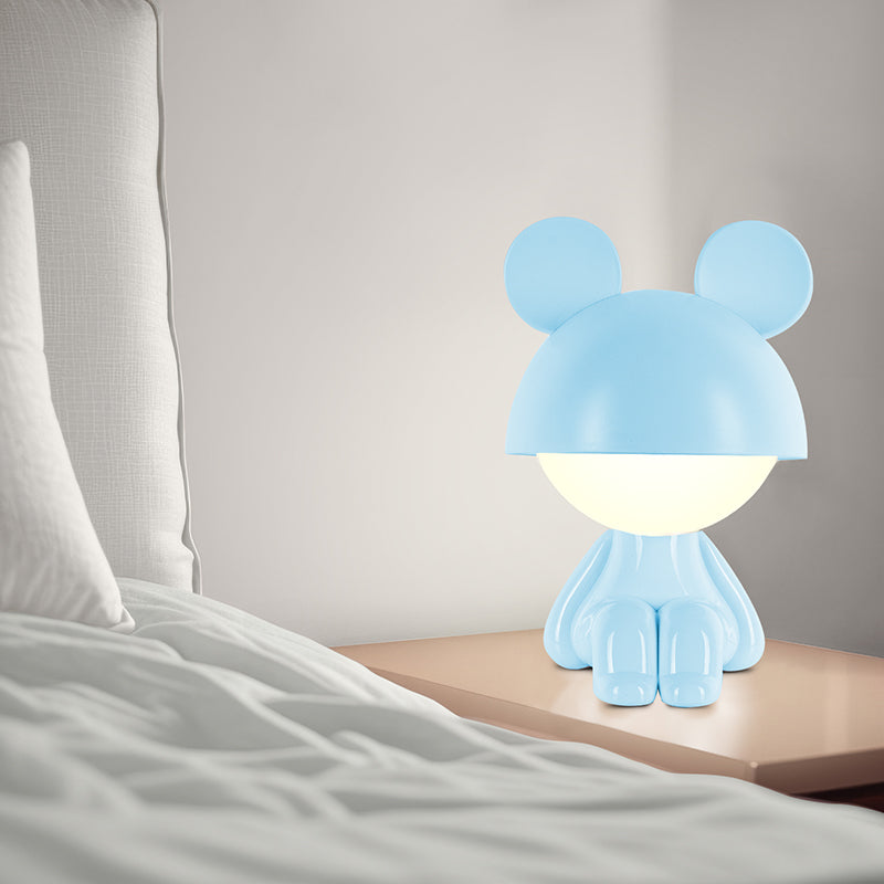 Lampka nocna LED z akumulatorem  Kite Cute Mouse K25-316-2-3, niebieska