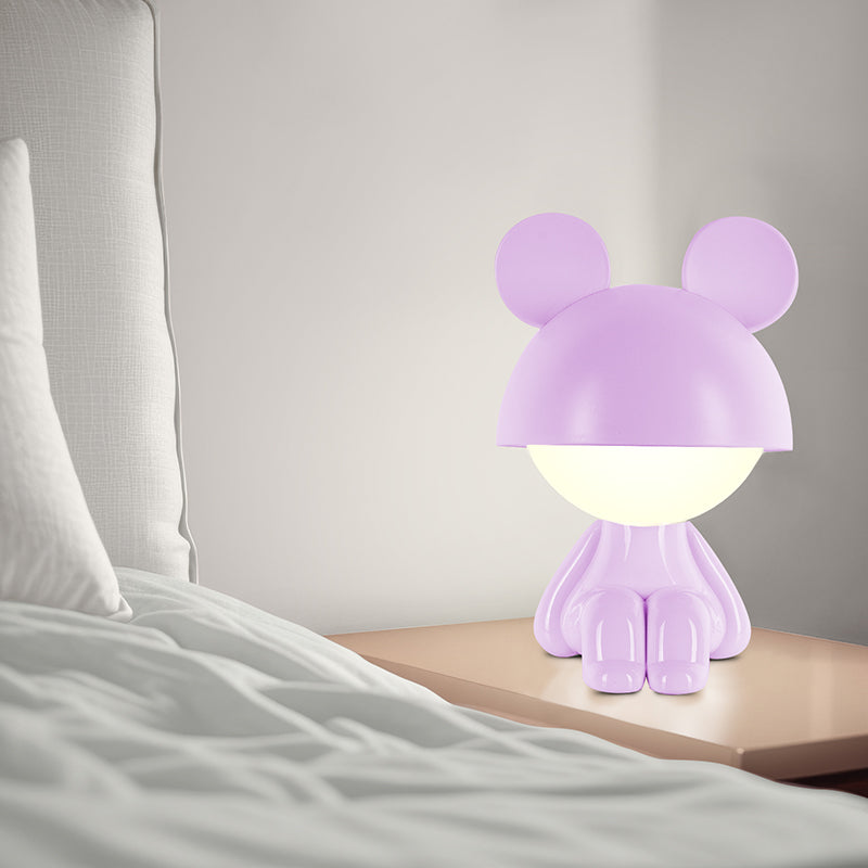 Lampka nocna LED z akumulatorem  Kite Cute Mouse K25-316-2-5, fioletowa