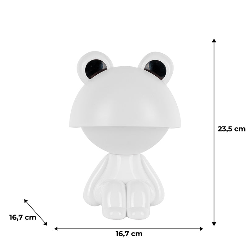 Lampka nocna LED z akumulatorem  Kite Cute Froggy K25-316-3-1,  biała