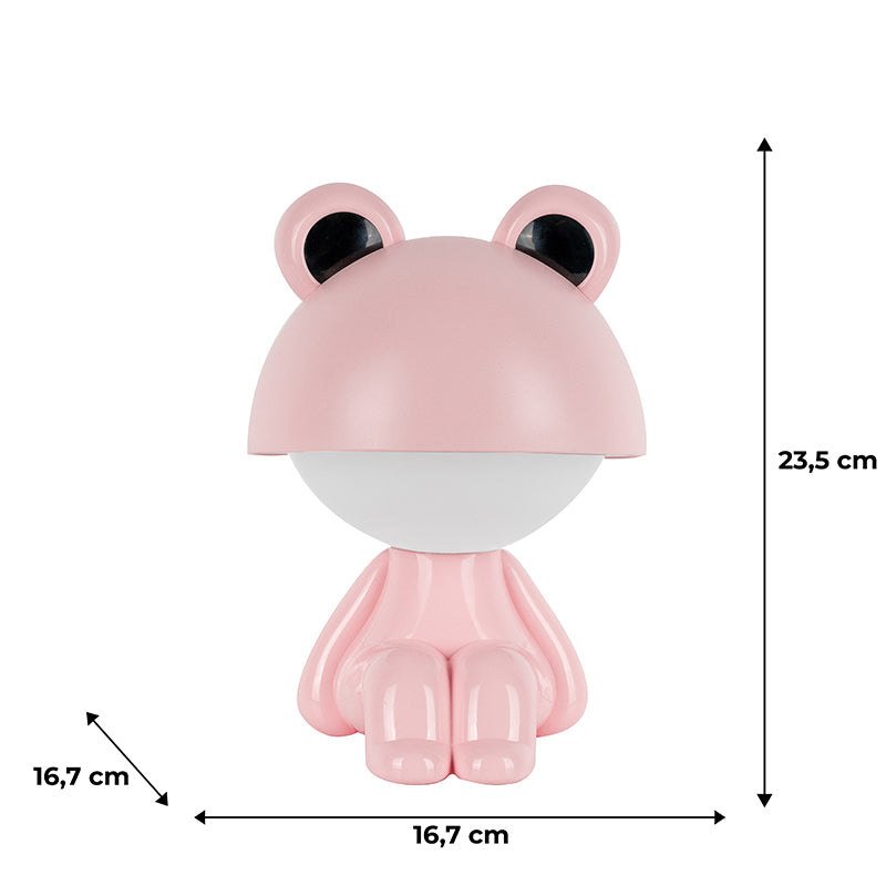 Lampka nocna LED z akumulatorem  Kite Cute Froggy K25-316-3-2, różowa