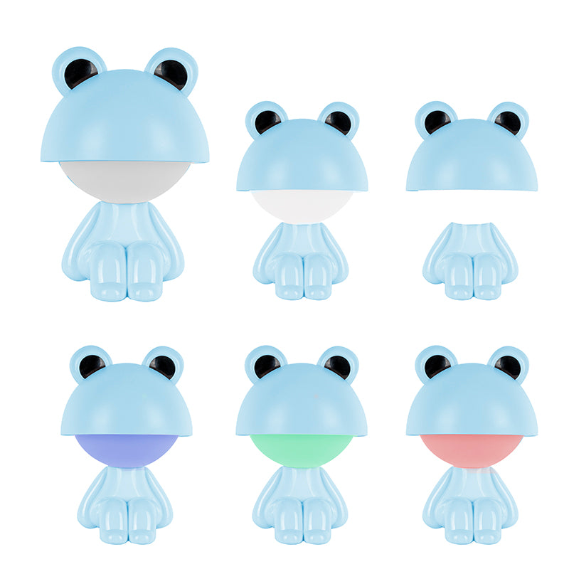 Lampka nocna LED z akumulatorem  Kite Cute Froggy K25-316-3-3, niebieska