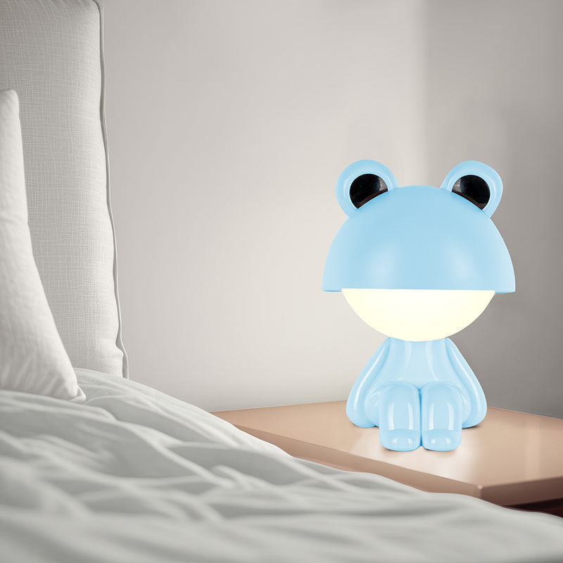 Lampka nocna LED z akumulatorem  Kite Cute Froggy K25-316-3-3, niebieska