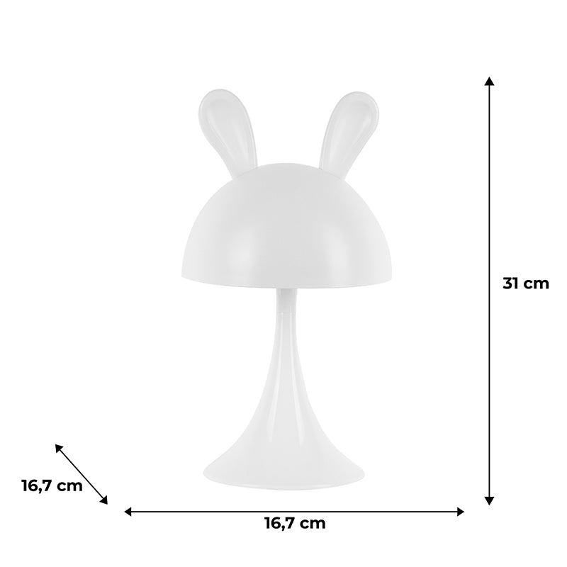 Lampka nocna LED z akumulatorem  Kite Simple Bunny K25-317-1-1, biała