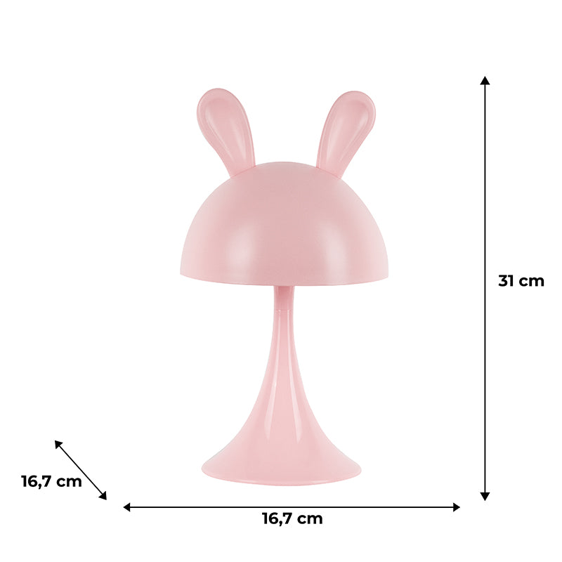 Lampka nocna LED z akumulatorem  Kite Simple Bunny K25-317-1-2, różowa