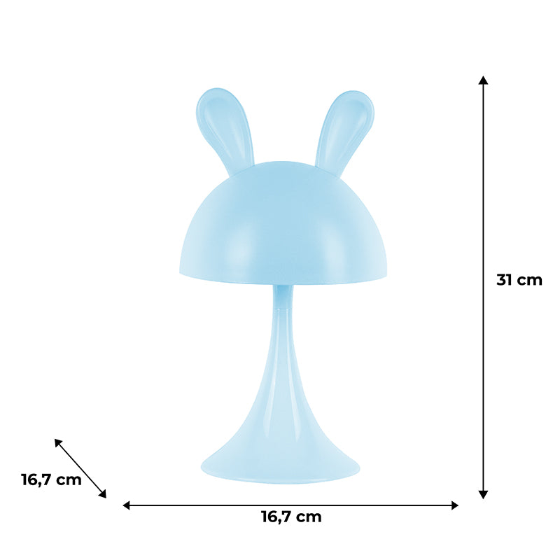 Lampka nocna LED z akumulatorem  Kite Simple Bunny K25-317-1-3, niebieska