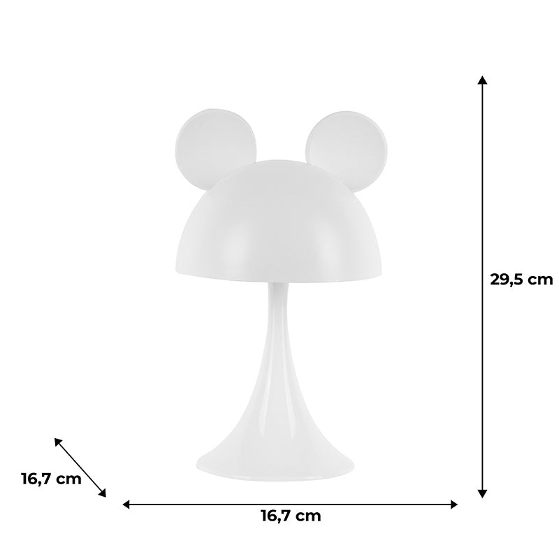 Lampka nocna LED z akumulatorem  Kite Simple Mouse K25-317-2-1, biała