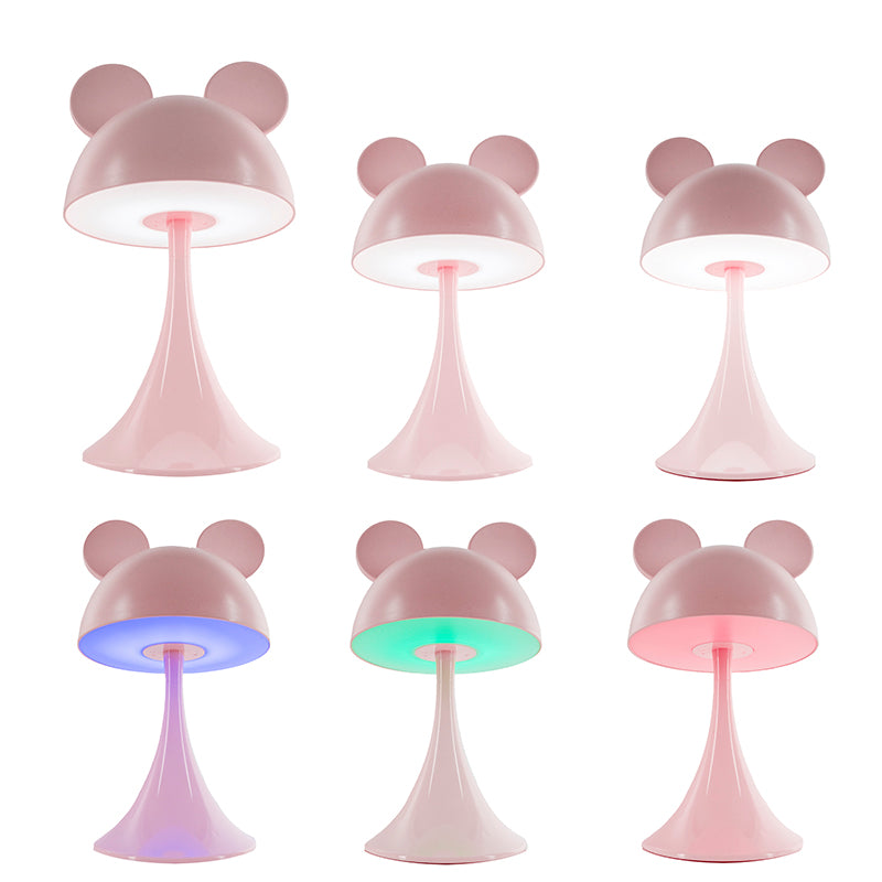 Lampka nocna LED z akumulatorem  Kite Simple Mouse K25-317-2-2, różowa