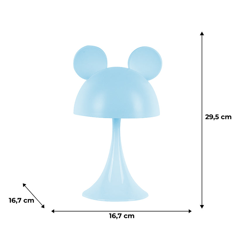 Lampka nocna LED z akumulatorem  Kite Simple Mouse K25-317-2-3, niebieska