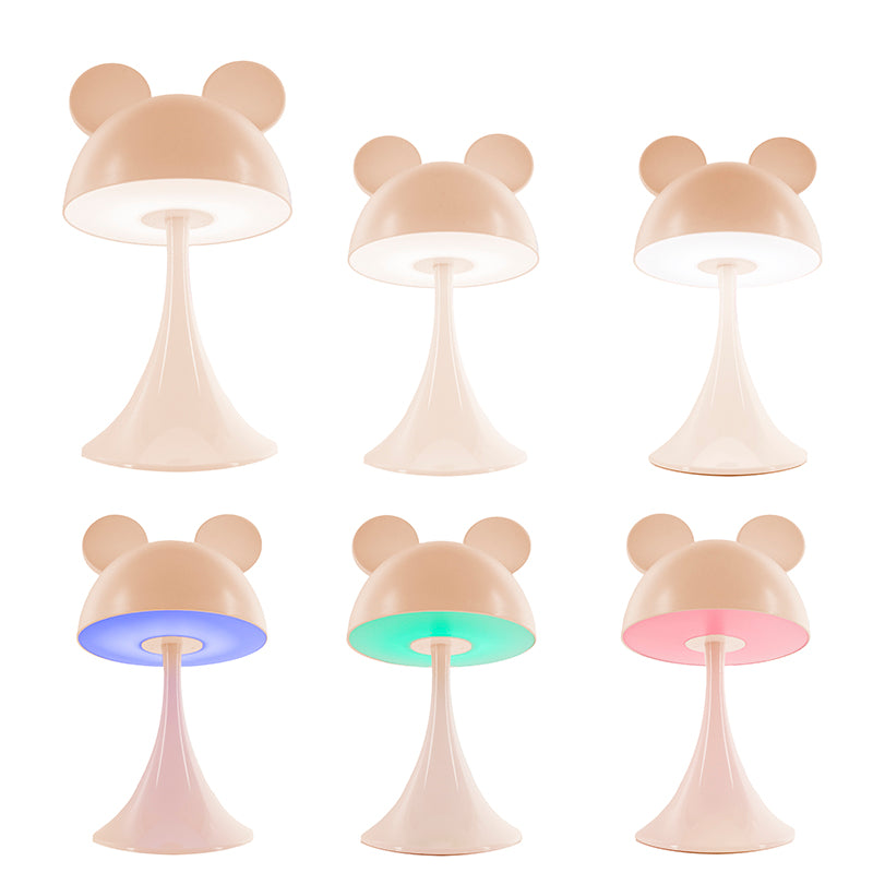 Lampka nocna LED z akumulatorem  Kite Simple Mouse K25-317-2-4, brzoskwiniowa