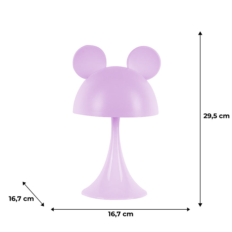 Lampka nocna LED z akumulatorem  Kite Simple Mouse K25-317-2-5, fioletowa