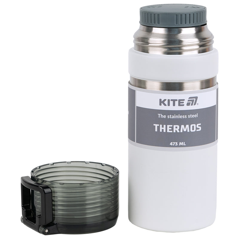 Термос Kite K25-320-1, 473 мл, білий