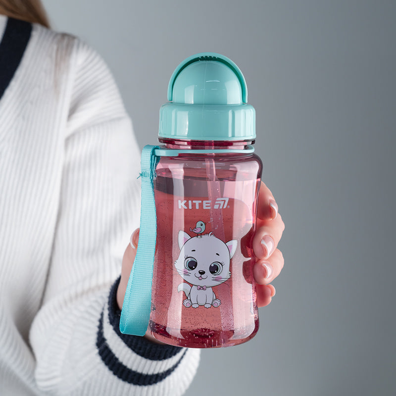 Пляшечка для води Kite Kitty K25-399-2, 350 мл, рожева