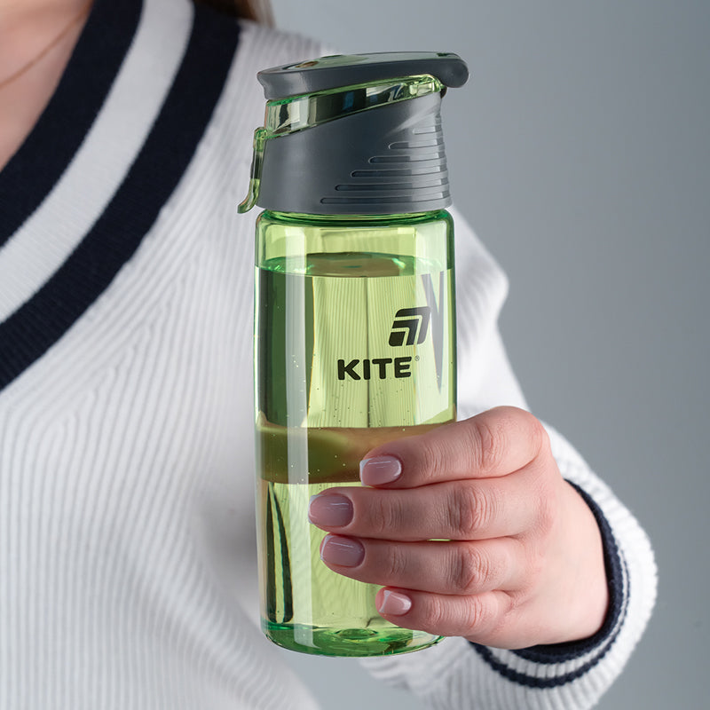 Пляшечка для води Kite K25-401-3, 550 мл, зелена