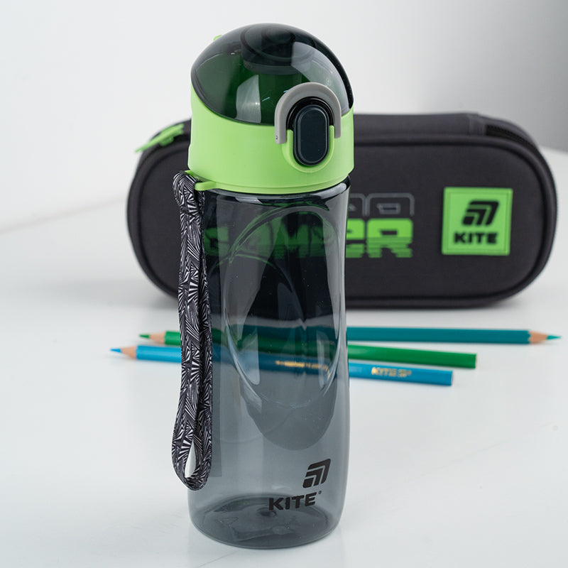 Butelka na wodę Kite K25-400-2, 530 ml, szara