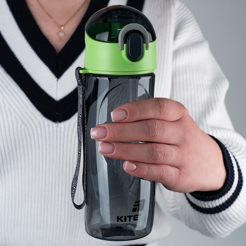 Butelka na wodę Kite K25-400-2, 530 ml, szara