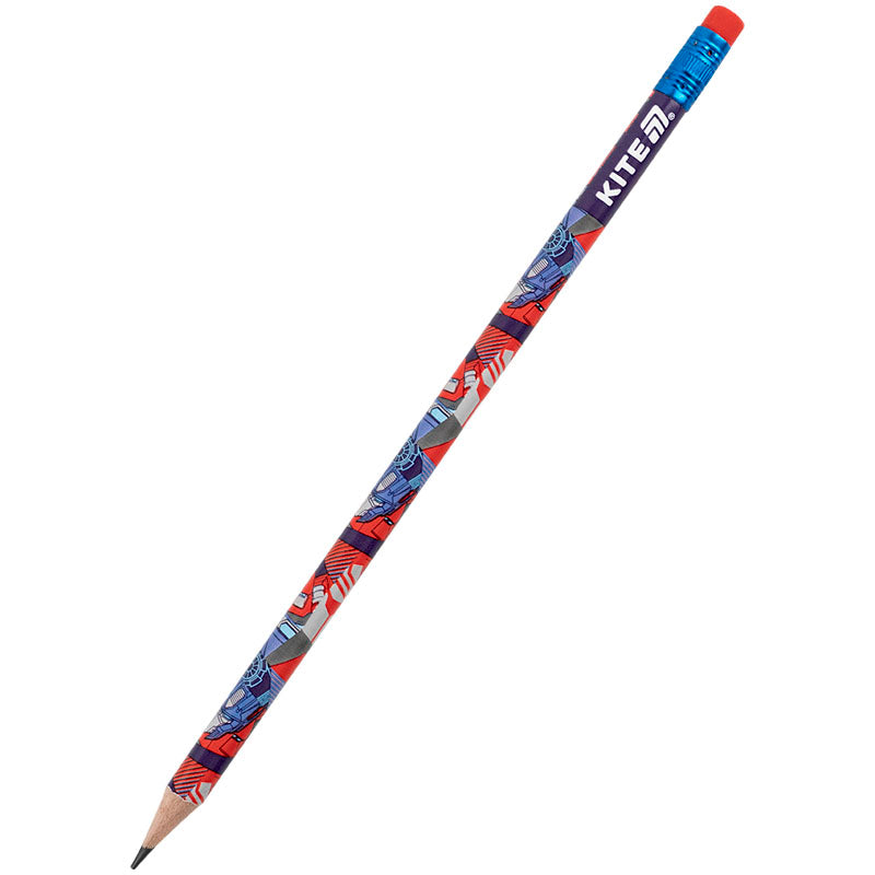 Ołówek grafitowy z gumką Kite Transformers TF25-056