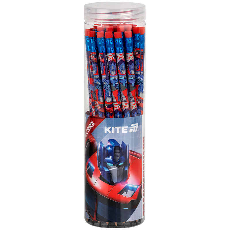 Ołówek grafitowy z gumką Kite Transformers TF25-056