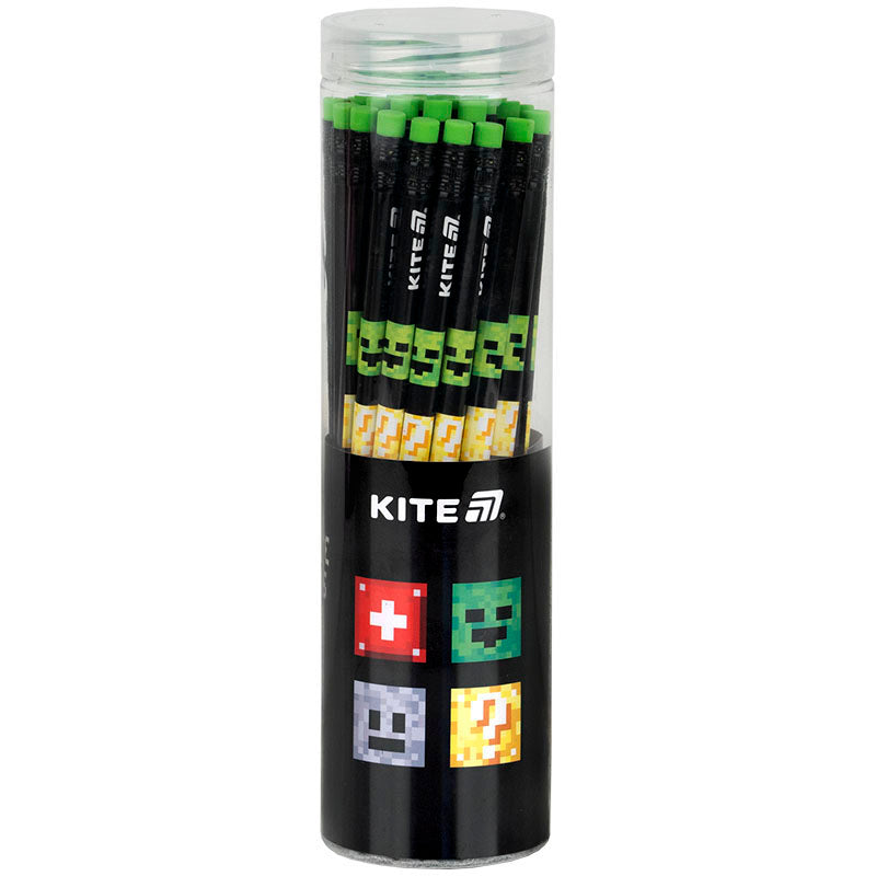 Олівець графітний тригранний з гумкою Kite Multiplayer K25-046-1