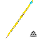 Ołówek grafitowy trójkątny z gumką Kite Sponge Bob SB25-046
