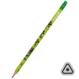 Ołówek grafitowy trójkątny z gumką Kite Ninja Turtles NT25-046