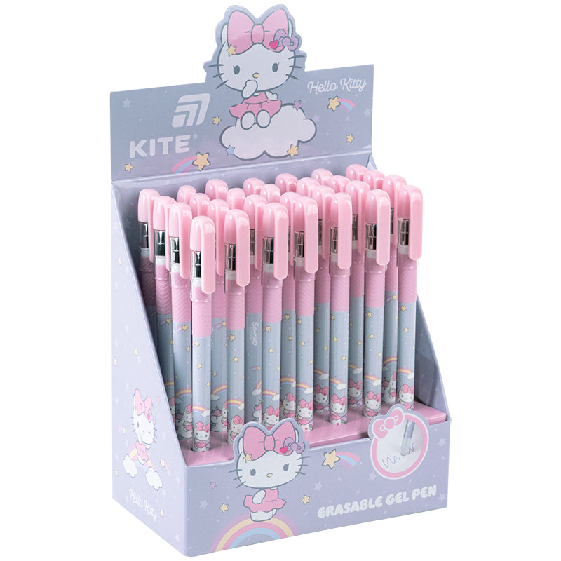 Długopis żelowy wymazywalny Kite Hello Kitty HK25-068, niebieski