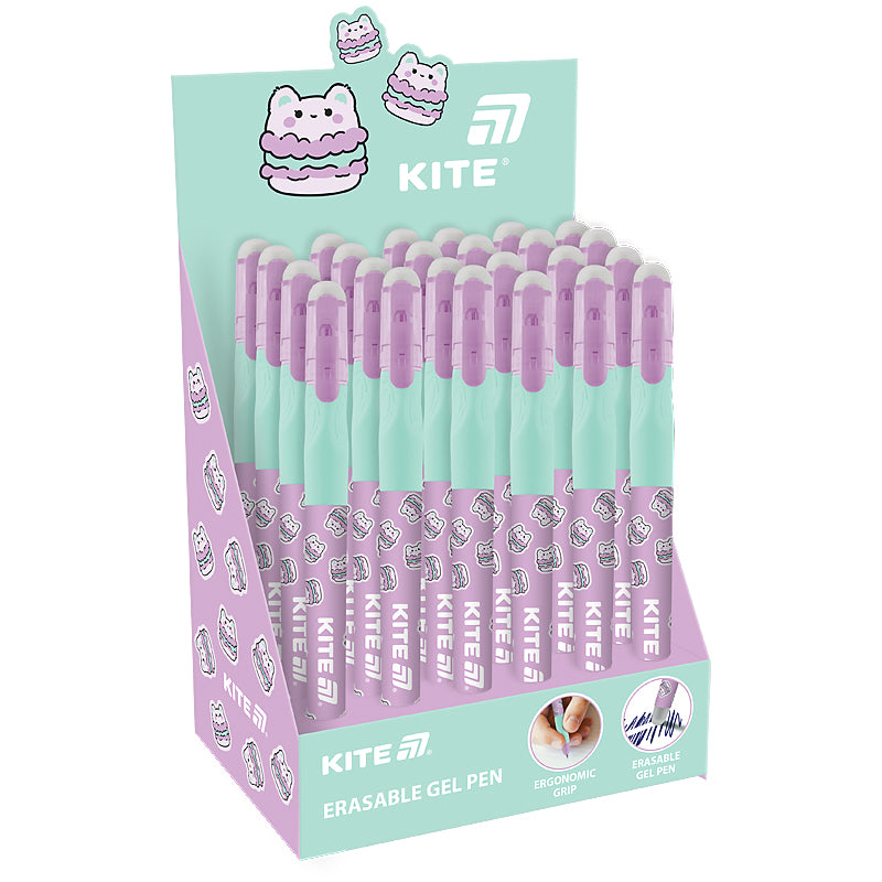 Ручка гелева "пиши-стирай" Kite Smart Feel Good K25-098-2, синя