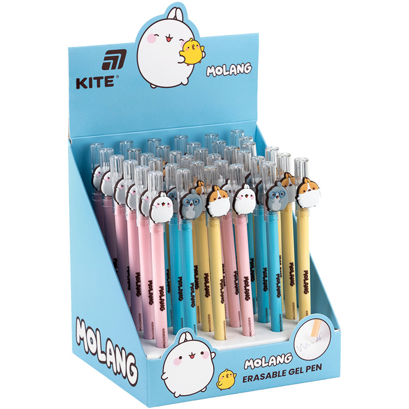 Długopis żelowy wymazywalny Kite Molang ML25-352, niebieski