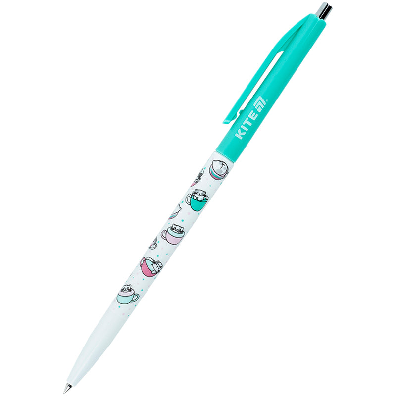 Długopis kulkowy automatyczny Kite Ice & Cup K25-361-2, niebieski