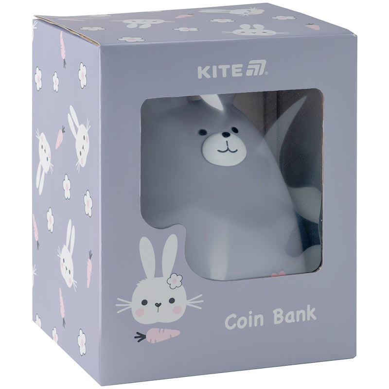 Скарбничка Kite Grey Bunny K25-498-8