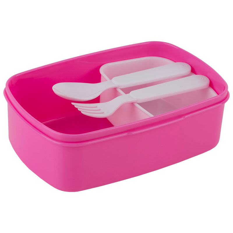 Śniadaniówka z przegródkami i sztućcami Kite Kuromi HK25-163-2, 750 ml