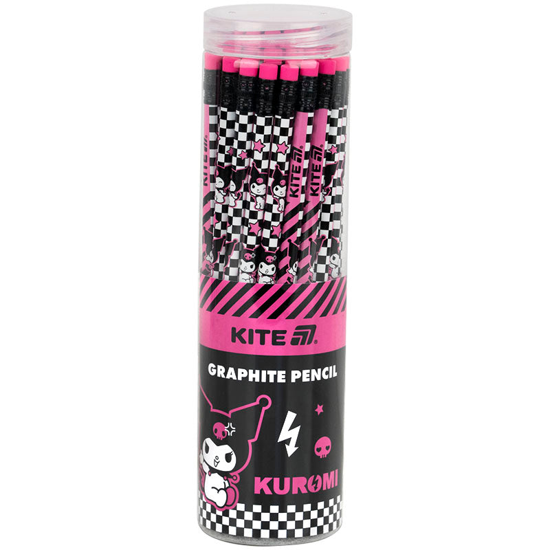 Ołówek grafitowy z gumką Kite Kuromi HK25-056-2