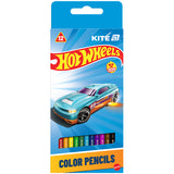 Олівці кольорові тригранні Kite Hot Wheels HW25-053, 12 кольорів