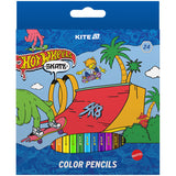 Олівці кольорові Kite Hot Wheels HW25-055-2, 24 кольори