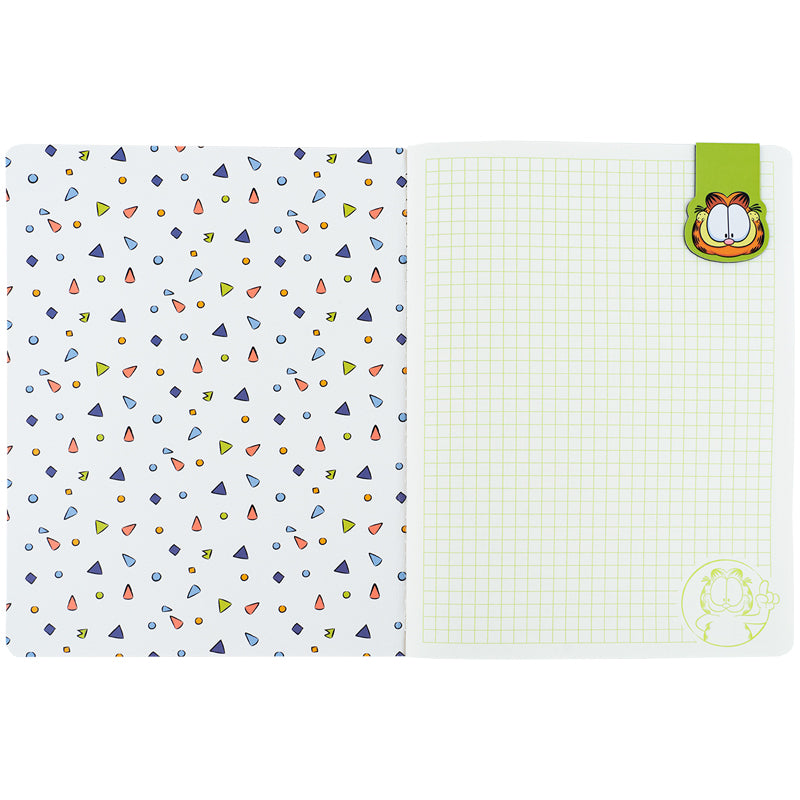 Notatnik z magnetyczną zakładką Kite Garfield GF25-192, A5, 60 kartek, w kratkę
