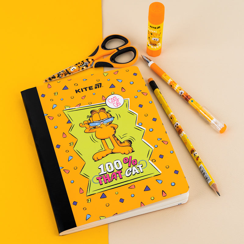 Notatnik z magnetyczną zakładką Kite Garfield GF25-192, A5, 60 kartek, w kratkę