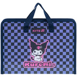 Teczka z rączką na suwak Kite Kuromi HK25-202-2, 1 komora, A4