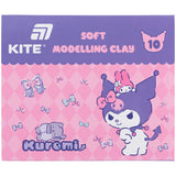 Пластилін восковий Kite Kuromi HK24-084, 10 кольорів, 200 г