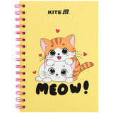 Notes na spirali Kite Cute 1 K25-1911-1, A5, 80 kartek, w kratkę