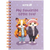 Notes na spirali Kite Cute 4 K25-1911-4, A5, 80 stron, w kratkę