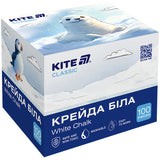Крейда біла Kite Classic K-079-100, 100 шт