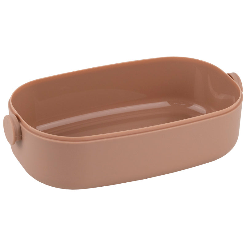 Śniadaniówka podwójnа z sztućcami Kite K25-1181-1, 1600 ml, beż