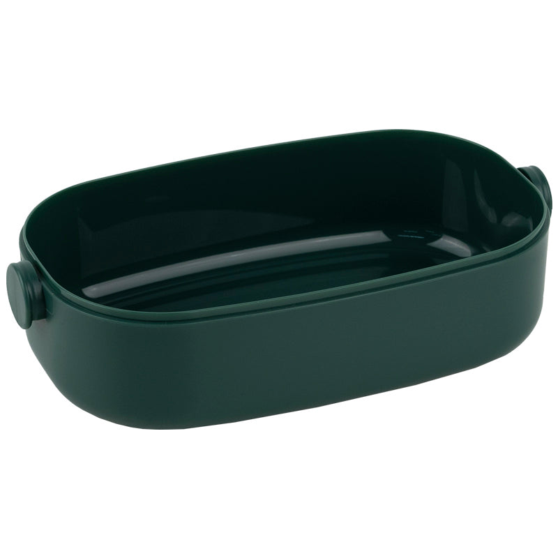 Śniadaniówka podwójnа z sztućcami Kite K25-1181-3, 1600 ml, zielony