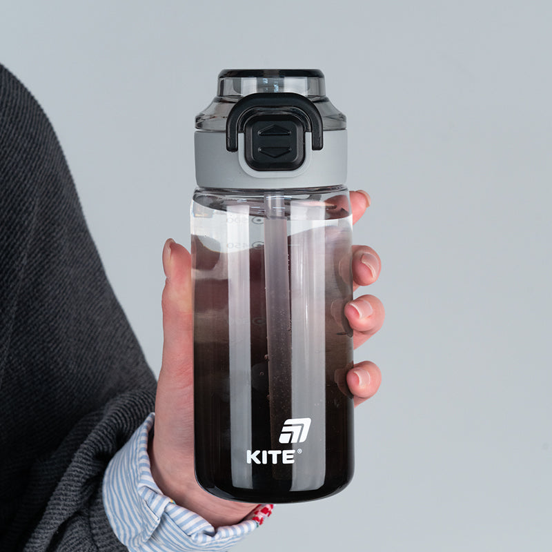 Butelka na wodę Kite K25-1212-1, 600 ml, czarna