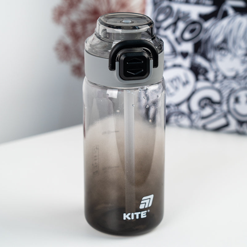 Butelka na wodę Kite K25-1212-1, 600 ml, czarna