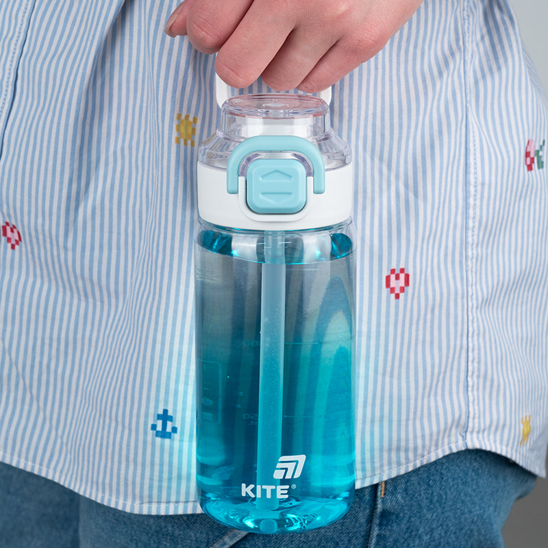 Butelka na wodę Kite K25-1212-2, 600 ml, niebieska