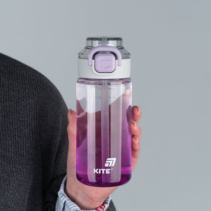Butelka na wodę Kite K25-1212-3, 600 ml, fioletowa