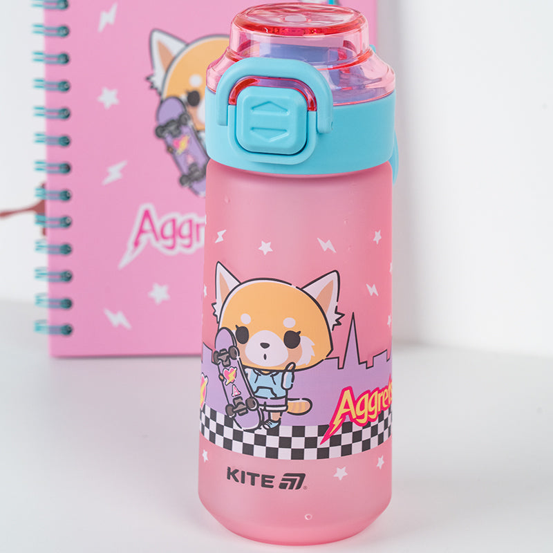 Butelka na wodę Kite Aggretsuko AR25-1213, 560 ml, różowa