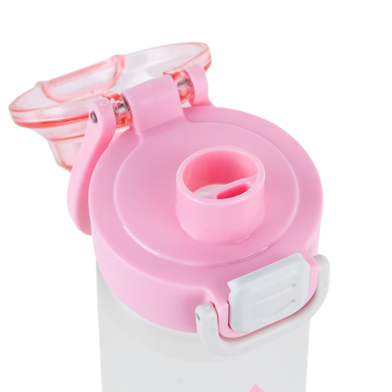 Butelka na wodę Kite K25-1214-3, 760 ml, szaro-różowa